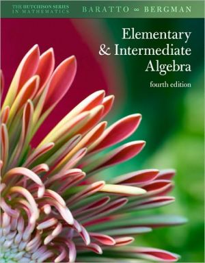 Book Hutchison's Elementary and Intermediate Algebra (Hutchison Series in Mathematics) free
