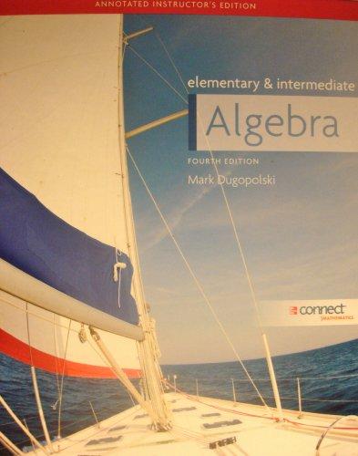 Book Elementary and Intermediate Algebra free