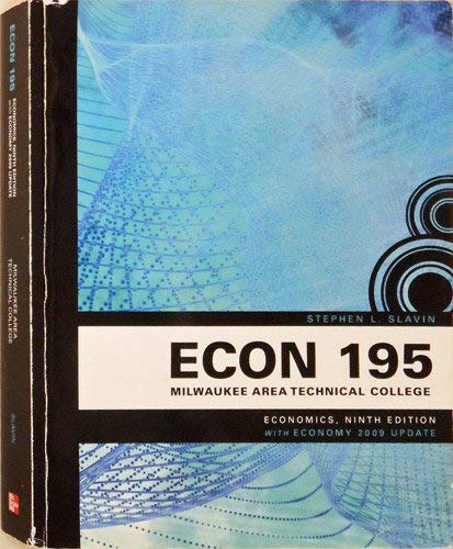 Book Economics, Ninth Edition with Economy 2009 Update (ECON 195 - Milwaukee Area Technical College) free
