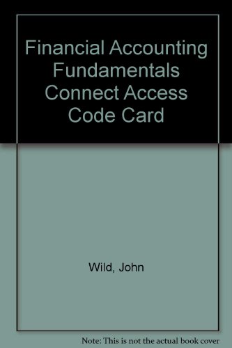 Book Connect Access Code Card For Financial Accounting Fundamentals 2009 Edtion free