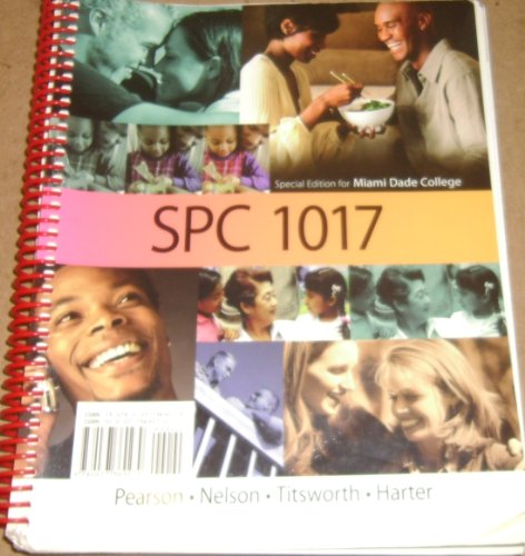 Book Fundamentals of Speech Communication Miami Dade College Edition SPC 1017 free