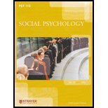 Book Psy110 Social Psychology Strayer University free