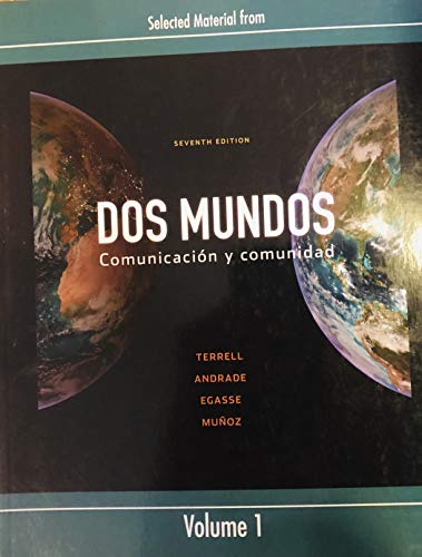 Book Selected Materials From Dos Mundos Comunicacion Y Comunidad Volume 1 free