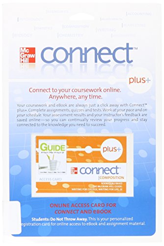 Book Access Code Connect Card for McGraw Hill Guide: Writing for College, Writing for Life free