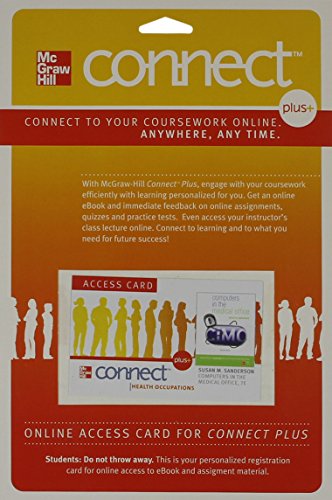Book Connect 2-Semester Access Card for Computers in the Medical Office free