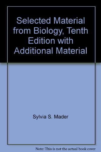 Book Selected Material From Biology, Tenth Edition With Additional Material free