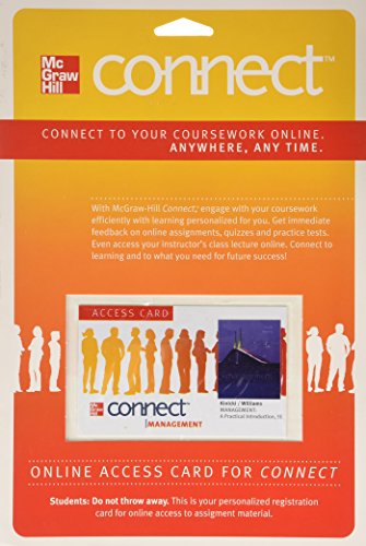 Book Connect Access Card w/ LearnSmart for Management free