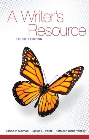 Book A Writer's Resource (spiral) - Student Edition free