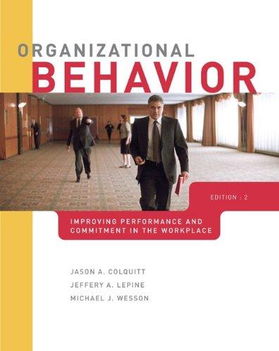 Book Organizational Behavior: Improving Performance and Commitment in the Workplace with Connect Plus free
