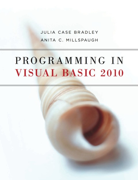 Book Programming in Visual Basic 2010 free