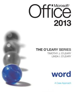 Book The O'Leary Series: Microsoft Office Word 2013, Introductory free
