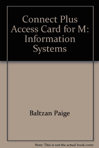 Book Connect Plus Access Card for M: Information Systems free