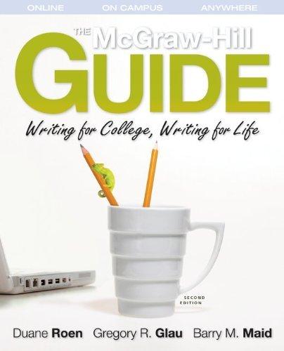 Book The McGraw-Hill Guide Writing for College, Writing for Life free