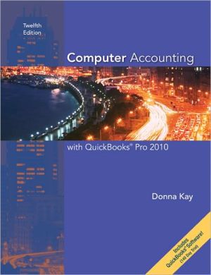 Book Computer Accounting with QuickBooks Pro 2010 free