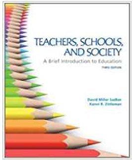 Book TEACHERS,SCHOOLS,+SOCIETY (TEX free