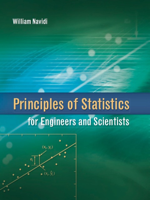 Book Principles of Statistics for Engineers and Scientists free