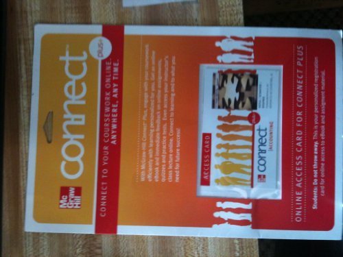 Book Connect Plus Accounting 1 Semester Access Card for Fundamentals of Advanced Accounting free