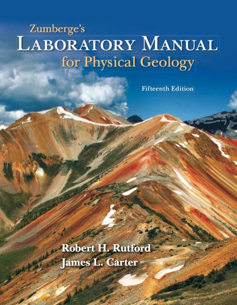 Book Zumberge's Laboratory Manual for Physical Geology free