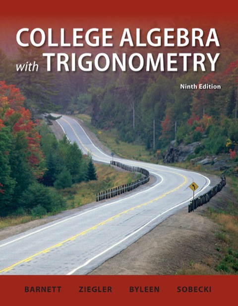 Book College Algebra with Trigonometry free