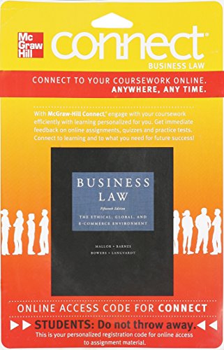 Book Connect Business Law 2 Semester Access Card for Business Law free