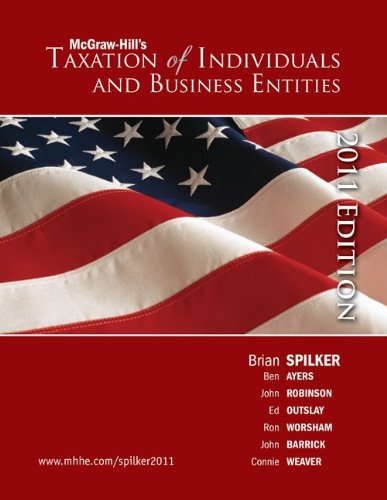 Book Loose-leaf Taxation of Individuals and Business Entities 2011 edition free