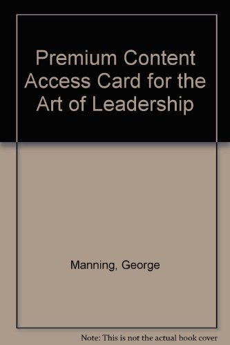 Book Premium Content Access Card for The Art of Leadership free