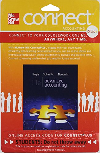 Book Connect 1-Semester Access Card for Advanced Accounting free