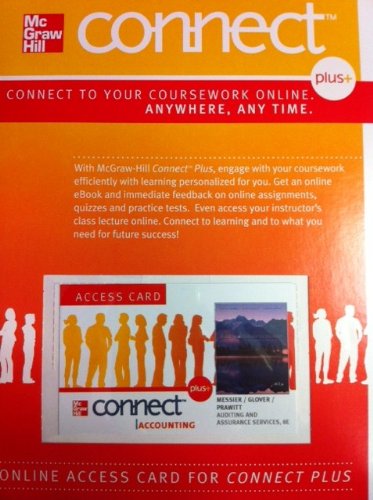 Book Connect Plus Accounting 2 Semester Access Card for Auditing and Assurance Services free