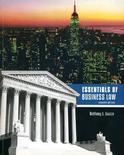 Book Essentials of Business Law free
