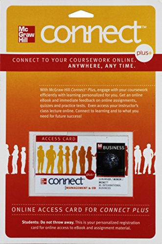 Book Connect 1-Semester Access Card for M: International Business free