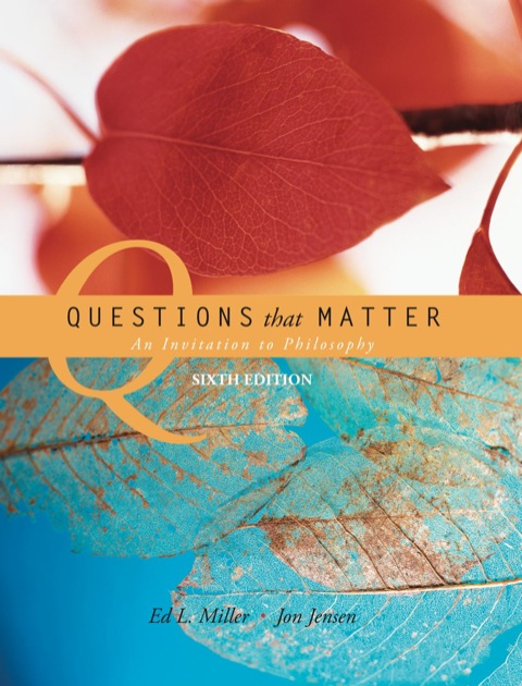 Book Studyguide for Questions That Matter: An Invitation to Philosophy by Miller, Ed., ISBN 9780077428594 by Cram101 Textbook Reviews (2014-01-23) Paperback free