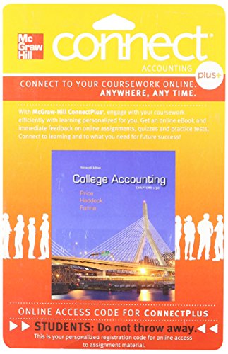 Book Connect 2-Semester Access Card for College Accounting free