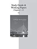 Book Study Guide & Working Papers to accompany College Accounting (Chapters 1-13) free