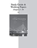 Book Study Guide & Working Papers to accompany College Accounting (Chapters 1-30) free