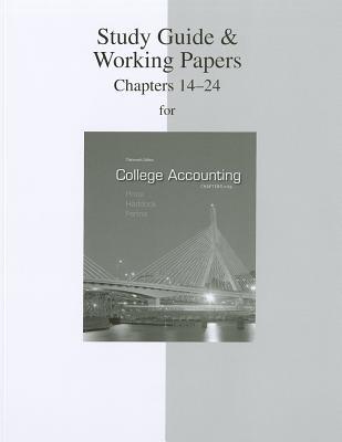Book Study Guide & Working Papers Chapters to accompany College Accounting (14-24) free