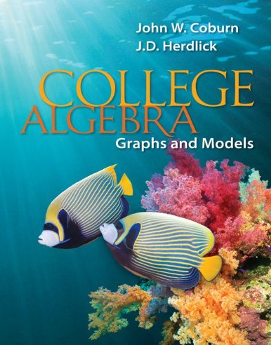 Book Connect Math Hosted by ALEKS Access Card 52 Weeks for College Algebra: Graphs & Models free