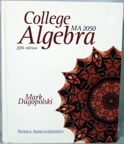 Book College Algebra: MA 2050 free