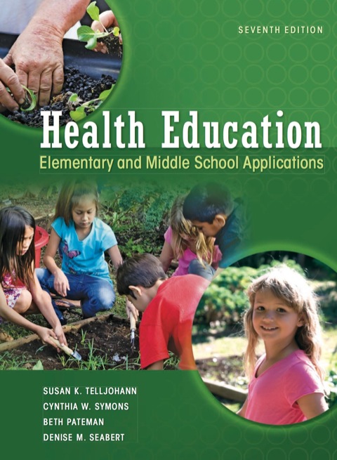 Book Health Education: Elementary and Middle School Applications free