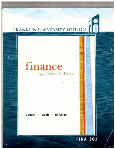 Book Finance: Application Theory - With Access Code-fina 301 free