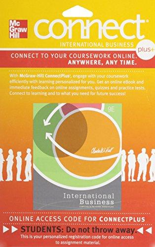 Book Connect Plus International Business 1 Semester Access Card for Hill IB 9e free
