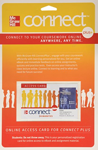 Book Connect Access Card for The Humanistic Tradition (Volume 2, Books 3 to 6) free