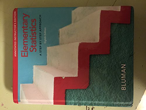 Book Elementary Statistics, a Step By Step Approach, Annotated Instructor's Edition free