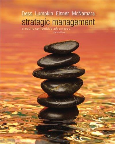 Book Loose-Leaf Strategic Management: Creating Competitive Advantages free