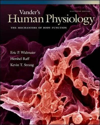 Book Loose Leaf Version of Vander's Human Physiology free