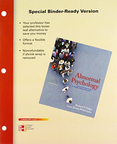 Book Abnormal Psychology: Clinical Perspectives on Psychological Disorders free