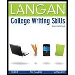 Book Langan - College Writing Skills with Connect Writing Access Card (8th Edition) free