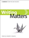 Book Writing Matters: A Handbook for Writing and Research free