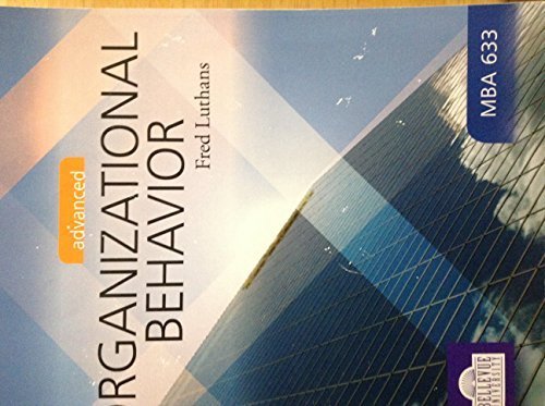 Book Advanced Organizational Behavior, 12th Edition (Organization Behavior) free