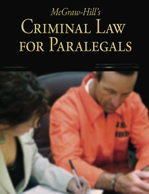 Book McGraw-Hill's Criminal Law for Paralegals free