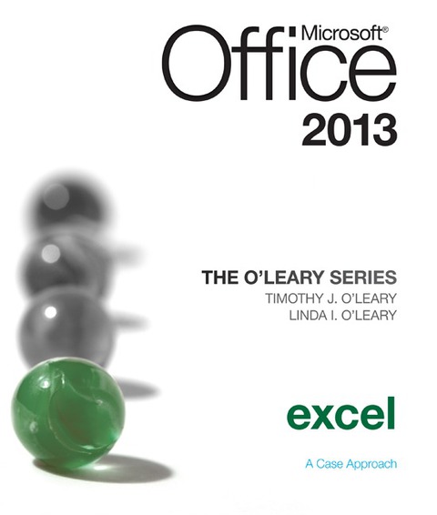 Book The O'Leary Series: Microsoft Office Excel 2013, Introductory free